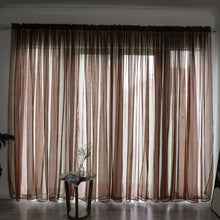 Load image into Gallery viewer, Solid Color Line Curtain Window String Curtains For Living Room Bedroom Drape Panel Sheer Tulle Modern Window Treatments